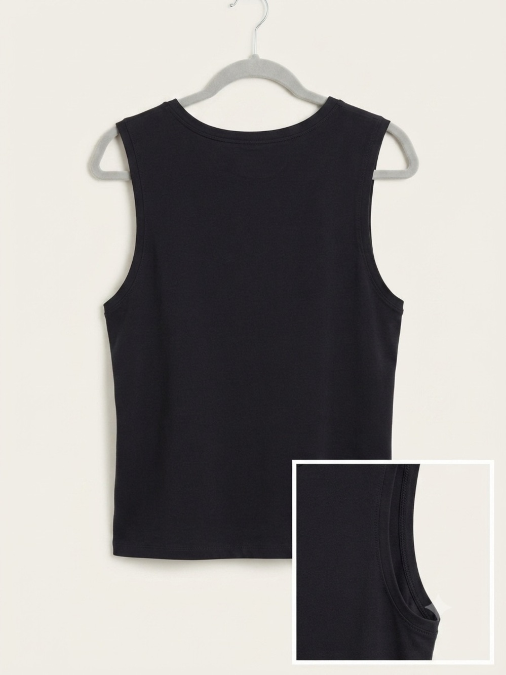Christian Siriano Black Sleeveless crop Tank Top